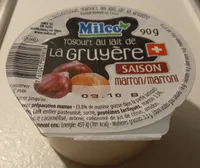 Yogourt au lait de la Gruyère - saison - marron