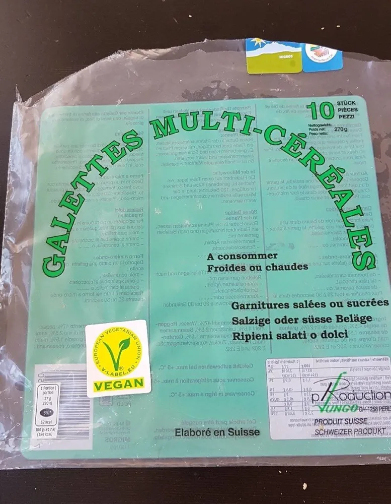 Galettes multi-céréales