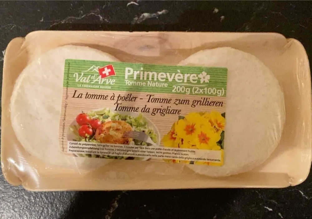 Tomme nature - La tomme à poêler