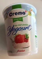 Yogourt au lait entier fraise