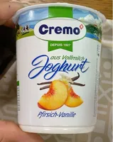 Joghurt aus vollmilch pfirsich-vanille
