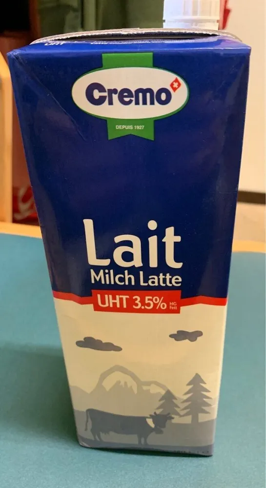 Lait UHT 3.5%