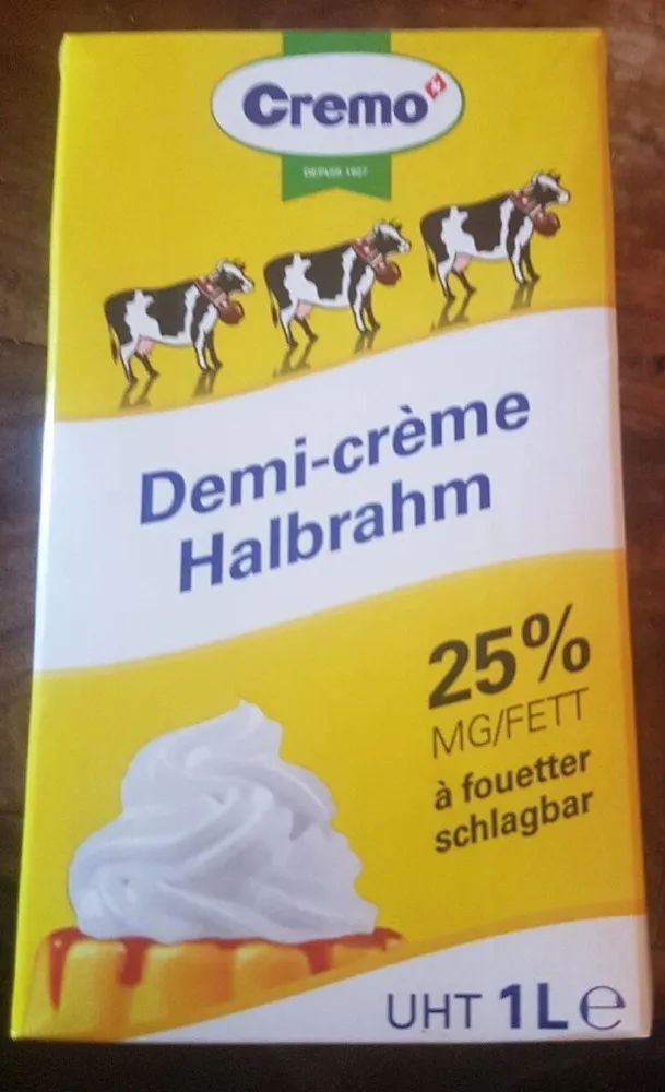 Demi-crème 25%feet