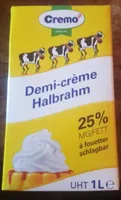 Demi-crème 25%feet