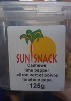 Snack cashews lime et pepper