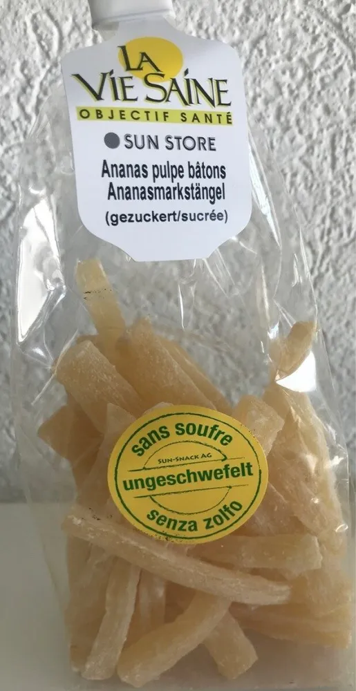 Ananas pulpe bâtons
