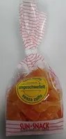 Melonen Schnitze getrocknet