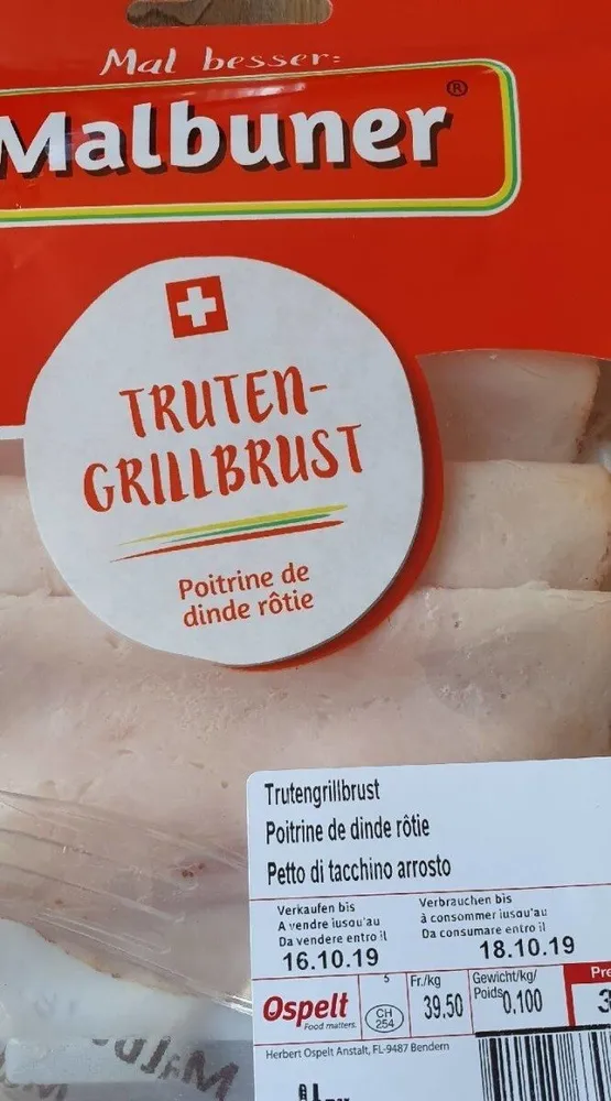 Poitrine de dinde rôtie