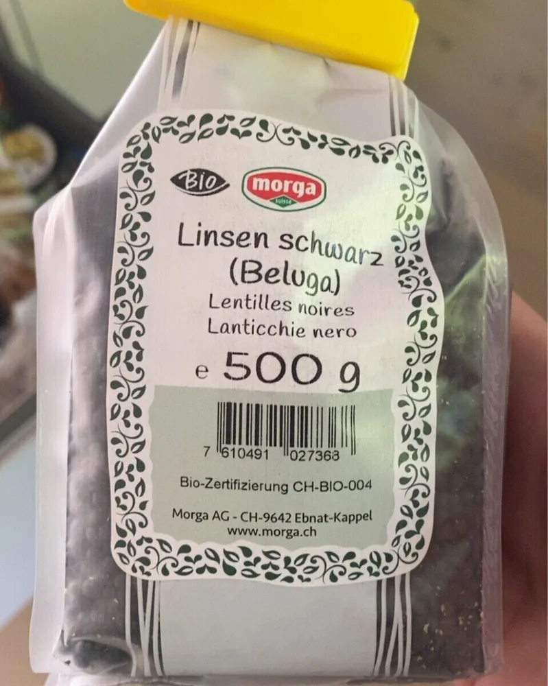 Linsen schwarz (Beluga)