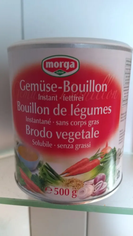 Bouillon Gemüse Instant fettfrei
