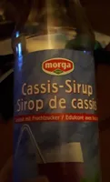 Sirop cassis au fructose