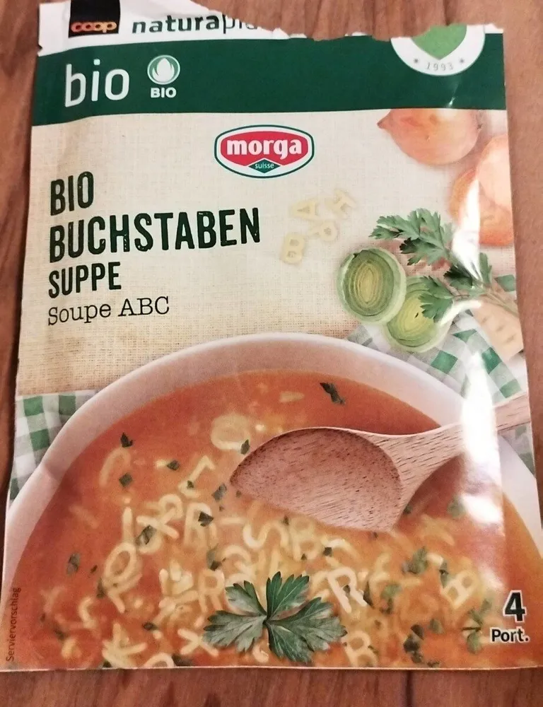 Buchstabben suppe