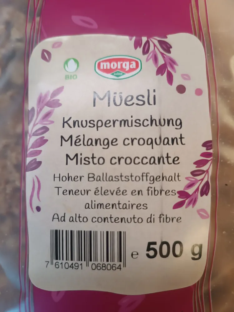 Holle Müesli Knuspermischung Bio 500 G