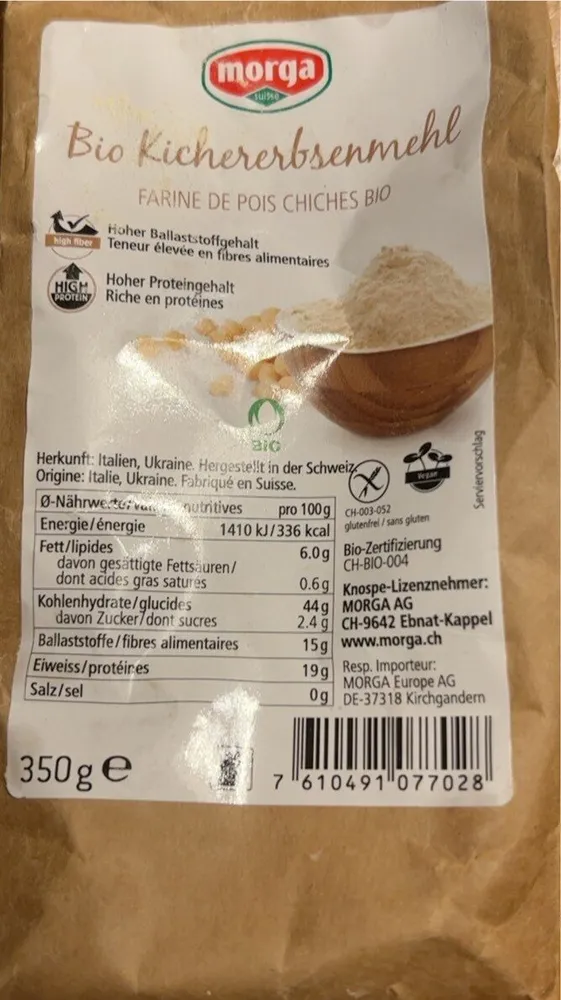 Bio Kichererbsemmehl