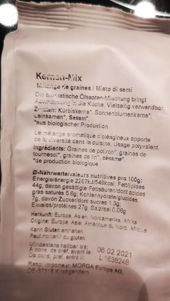 Mélanges de graines