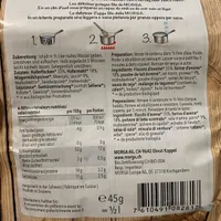 Potage de flocon d’avoine bio avec poireau