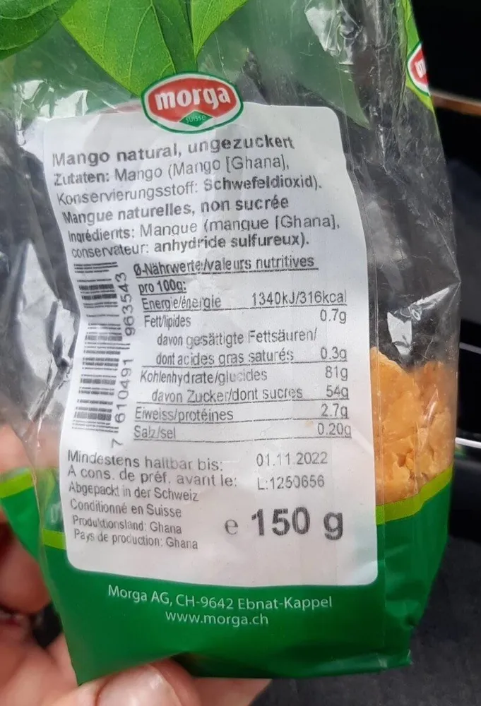 Mango naturel