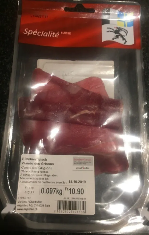 Bündnerfleisch