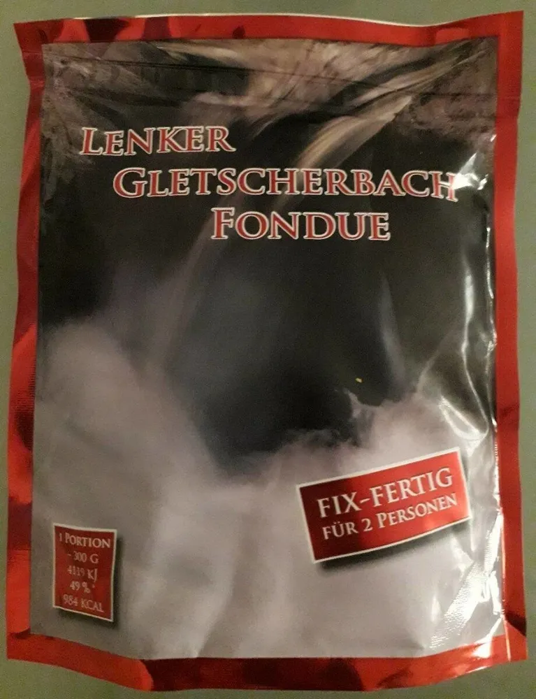 Lenker Gletscherbach Fondue