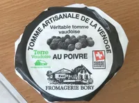 Tomme De La Venoge Au Poivre 100 Gr, 2 Pièces
