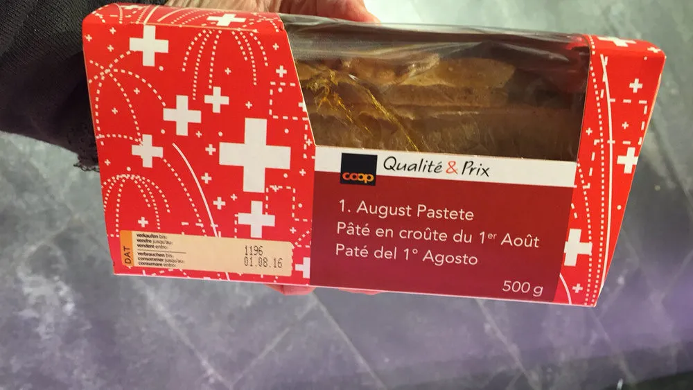 Qualité&Prix : 1. August Pastete