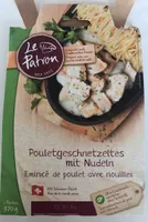 Emincé de poulet avec nouilles