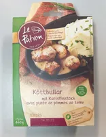 Köttbullar avec purée de pommes de terre