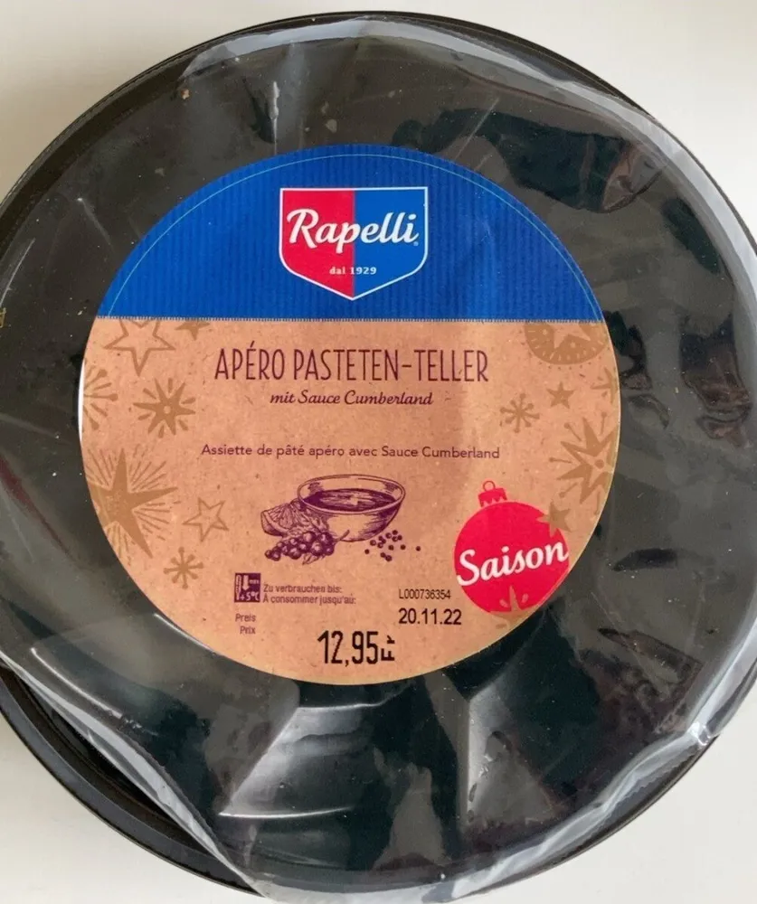Apéro Pasteten-Teller