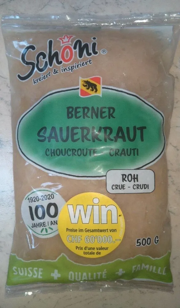Berner Sauerkraut Roh