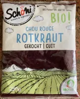 Chou rouge cuit