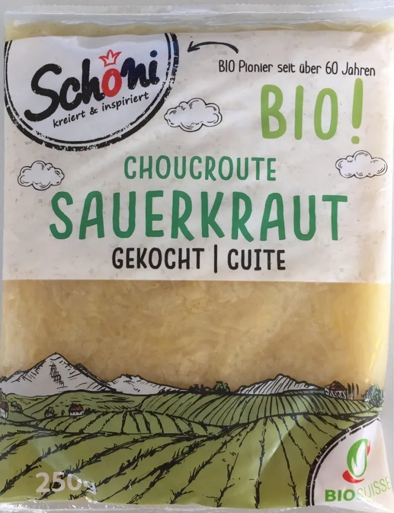 Choucroute cuite bio
