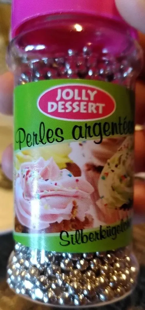 Perles argentées