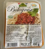 Bolognese de soja bio