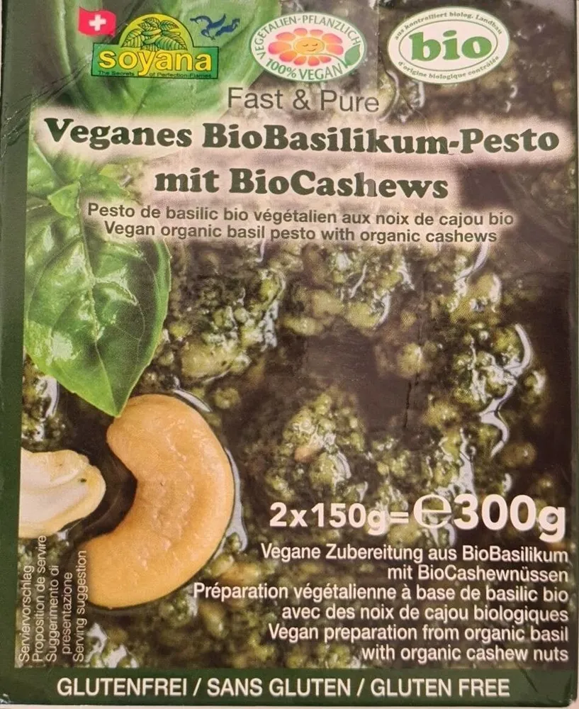 Pesto vegano con anacardi