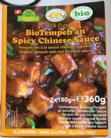 Tempeh bio a la sauce chinoise piquante