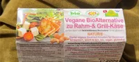 Vegane BioAlternative zu Rahm-& Grill-Käse