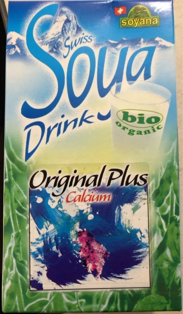 Swiss soya drink original plus calcium