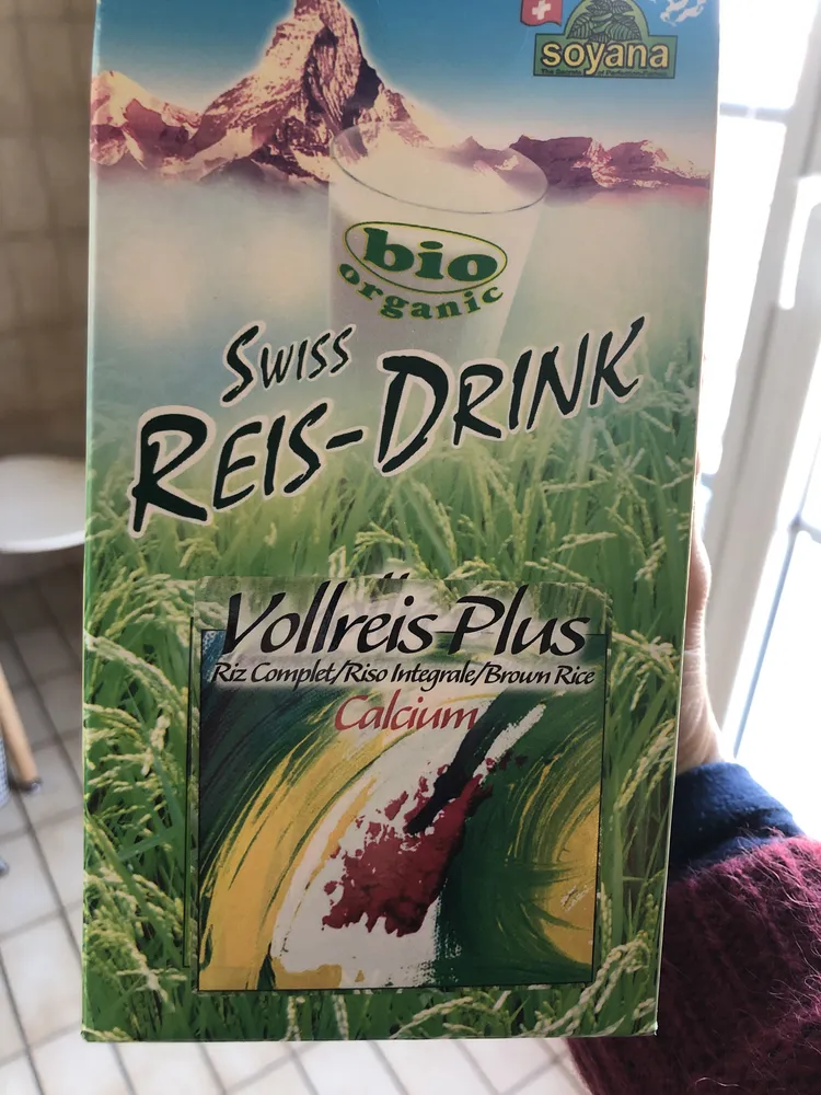 Swiss reis-drink