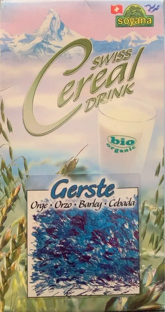 Swiss cereal drink orge