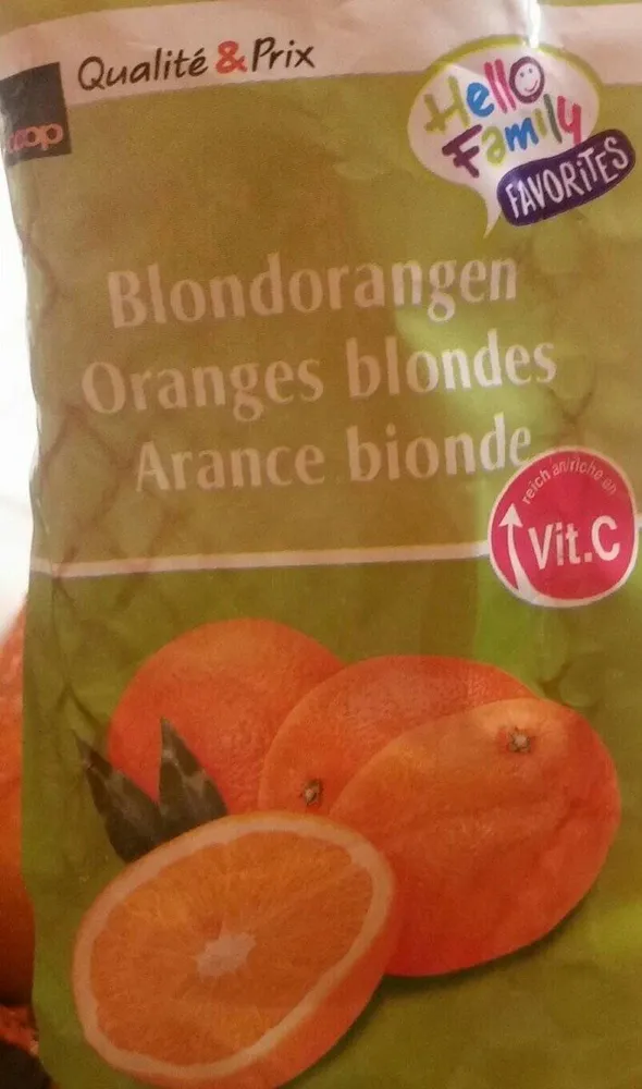 Oranges blondes