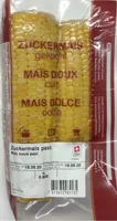 Maïs doux, pasteurisé