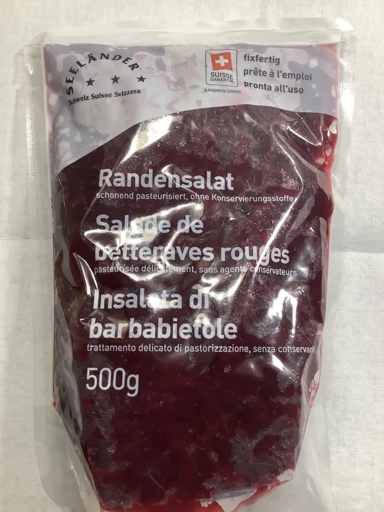 Salade de betteraves rouges