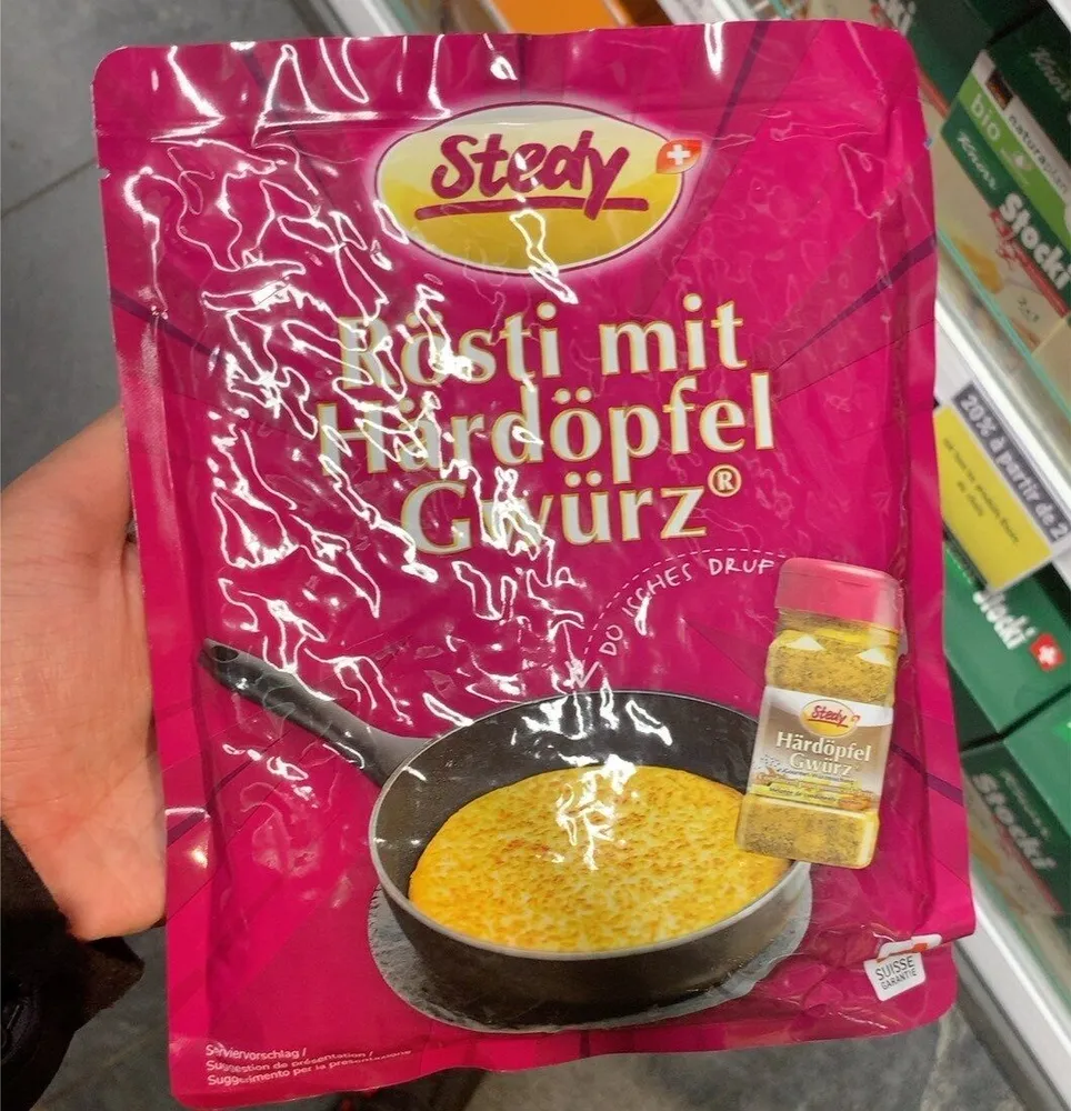 Rösti mit Härdöpfel Gwürz