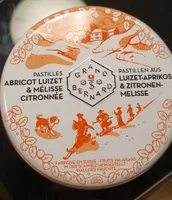Pastilles abricot Luizet et mélisse citronnée