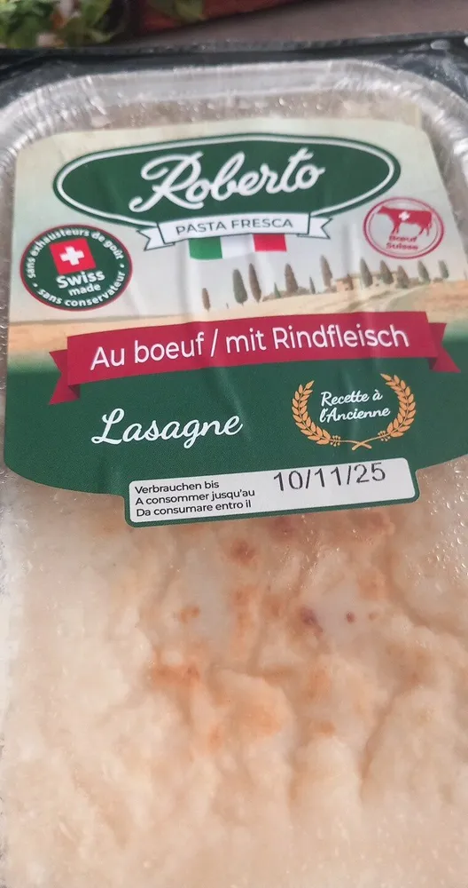 Lasagne au boeuf