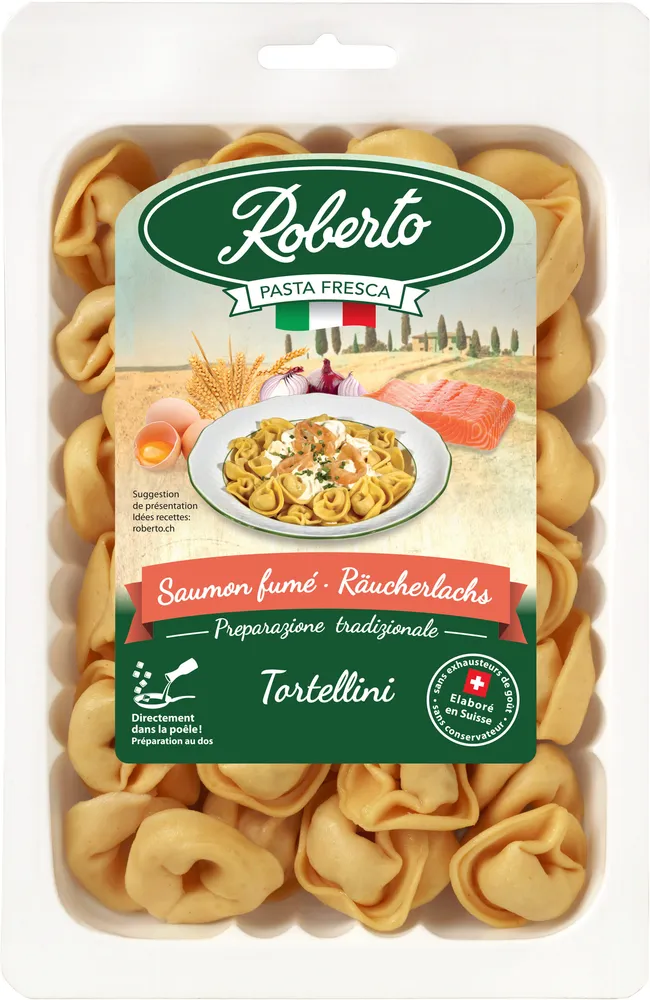 Tortellini frais au saumon