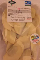 Ravioli demi-lune tofu basilic GRTA