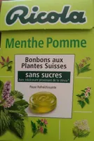 Menthe Pomme - Bonbons aux plantes Suisses