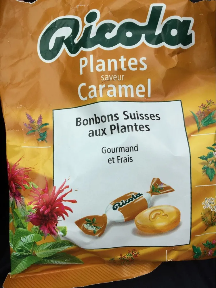 Bonbons aux plantes saveur caramel Ricola