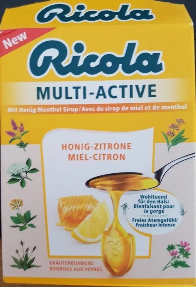 Ricola multi-active miel-citron